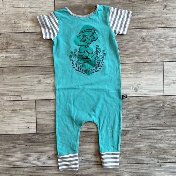 Rags to Raches Other - Rags | Disney Princess Jasmine Short Sleeve Romper | Size: 12-18 Months